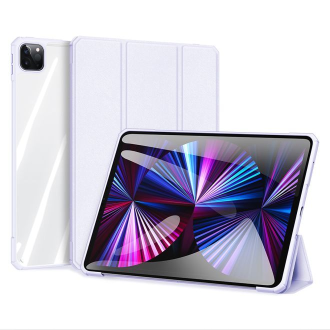 Dux Ducis - iPad Pro 11 (2022 / 2021 / 2020 / 2018) Hülle - Leder Bookcover - Copa Series - purpur