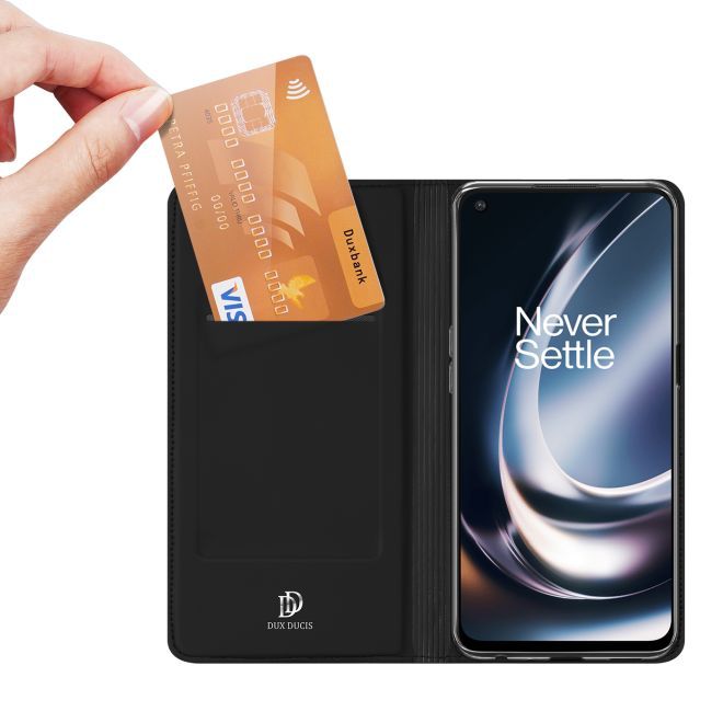 Dux Ducis - OnePlus Nord CE 2 Lite 5G Hülle - Handy Bookcover - Skin Pro Series - schwarz