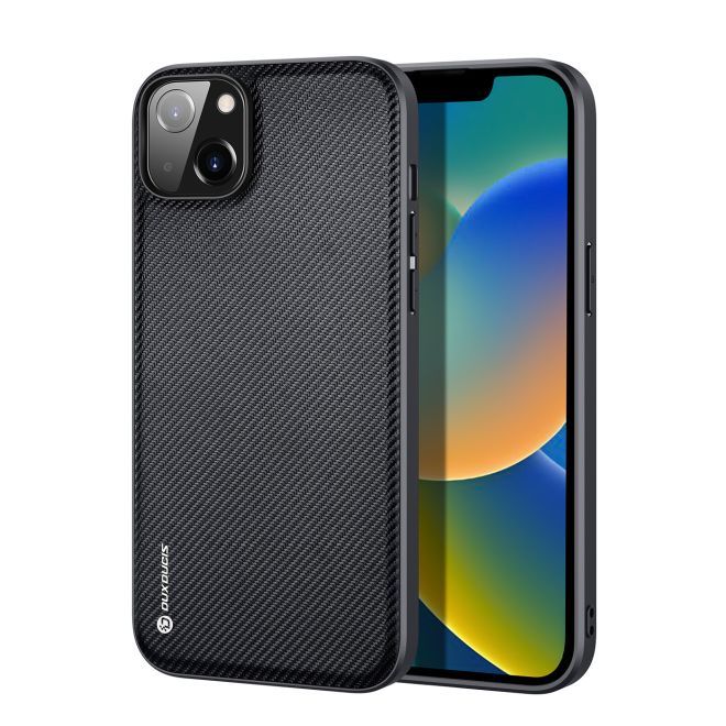 Dux Ducis - iPhone 14 Plus Hülle - Schickes Hardcase - Fino Series - schwarz