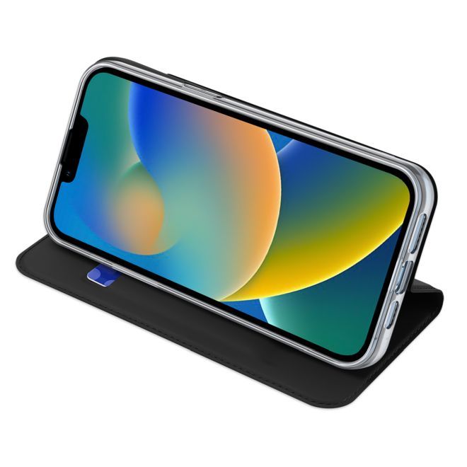 Dux Ducis - iPhone 14 Plus Hülle - Handy Bookcover - Skin Pro Series - schwarz