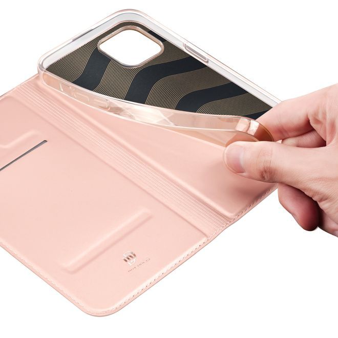 Dux Ducis - iPhone 14 Plus Hülle - Handy Bookcover - Skin Pro Series - rosa