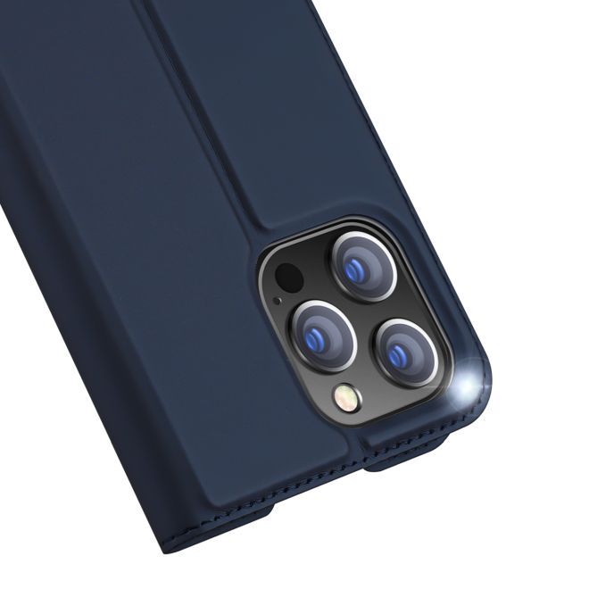 Dux Ducis - iPhone 14 Pro Hülle - Handy Bookcover - Skin Pro Series - blau