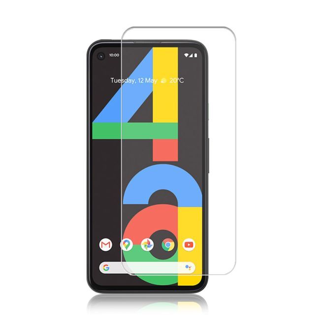 Google Pixel 4a Panzerglas 2.5D Full Cover - Full Glue Displayschutz (0.33 mm) - transparent