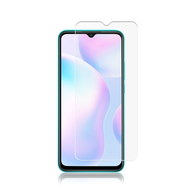 Xiaomi Redmi 9A Panzerglas 2.5D Full Cover - Full Glue Displayschutz (0.33 mm) - transparent