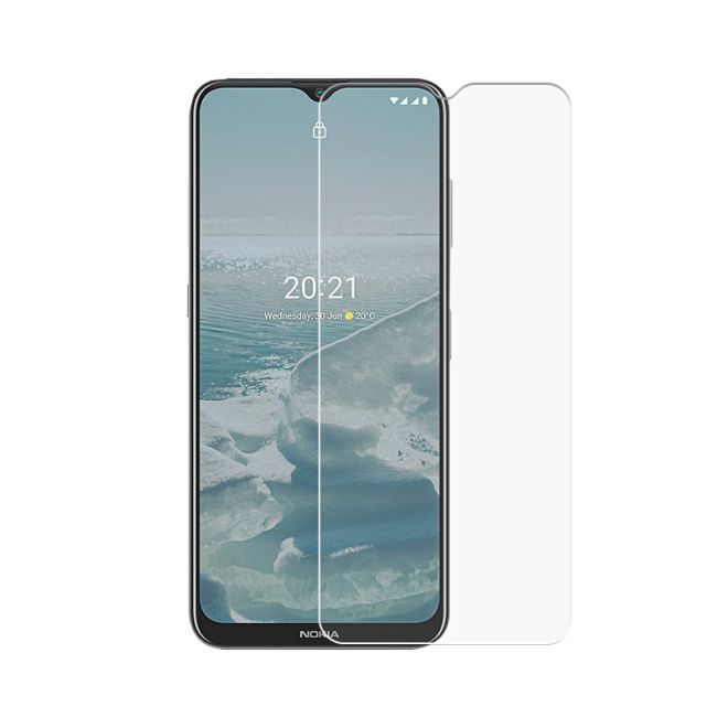 Nokia G10 / Nokia G20 Panzerglas 2.5D Full Cover - Full Glue Displayschutz (0.33 mm) - transparent