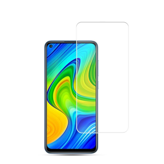 Xiaomi Redmi Note 9 Panzerglas 2.5D Full Cover - Full Glue Displayschutz (0.33 mm) - transparent