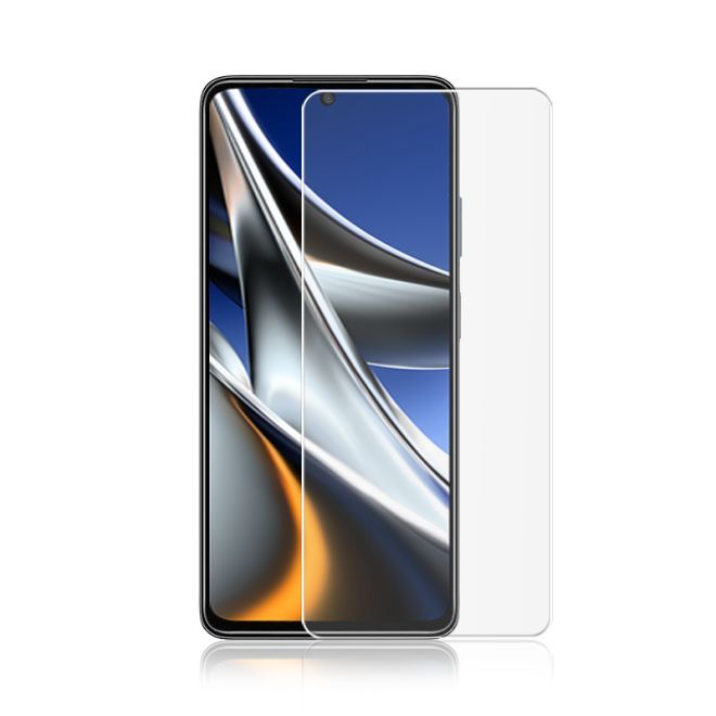 Xiaomi Poco X4 Pro 5G Panzerglas 2.5D Full Cover - Full Glue Displayschutz (0.33 mm) - transparent