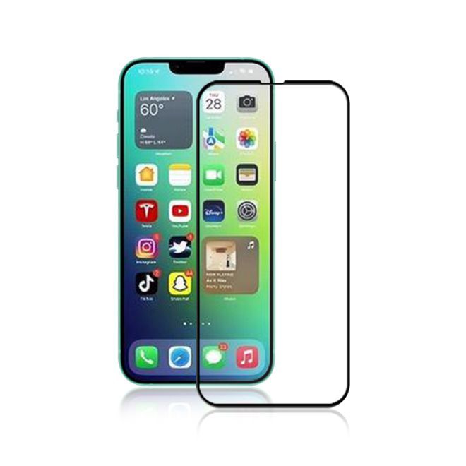 iPhone 14 Pro Max Panzerglas 3D Full Cover - Full Glue Displayschutz (0.33 mm) - schwarz