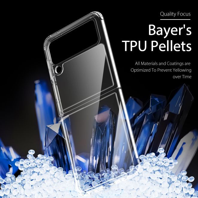 Dux Ducis - Samsung Galaxy Z Flip4 5G Hülle - Hardcase - Clin Series - transparent