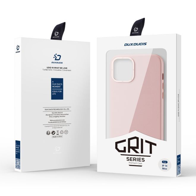 Dux Ducis - iPhone 14 Plus Hülle - MagSafe kompatibel - Hardcase - Grit Series - pink