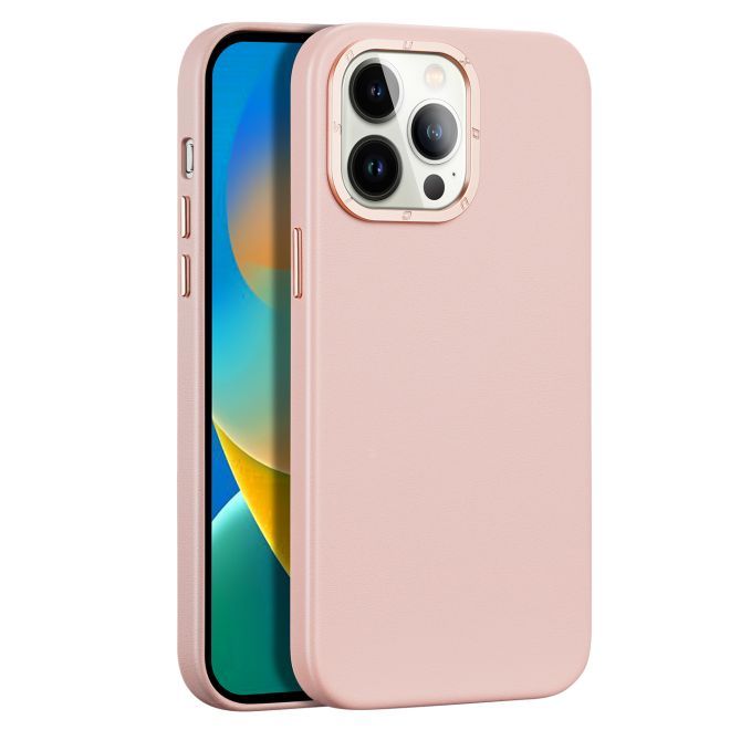 Dux Ducis - iPhone 14 Pro Max Hülle - MagSafe kompatibel - Hardcase - Grit Series - pink