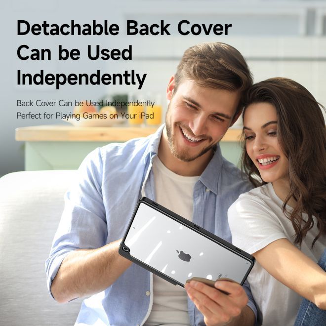 Dux Ducis - iPad 10.2 (2021 / 2020 / 2019) Hülle - Leder Bookcover - Magi Series - schwarz