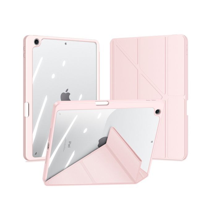 Dux Ducis - iPad 10.2 (2021 / 2020 / 2019) Hülle - Leder Bookcover - Magi Series - pink