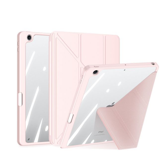 Dux Ducis - iPad 10.2 (2021 / 2020 / 2019) Hülle - Leder Bookcover - Magi Series - pink