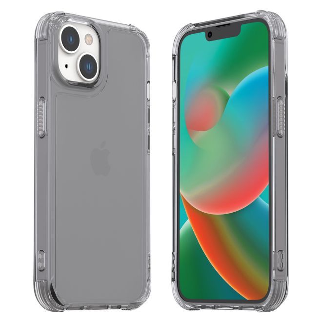 Araree - iPhone 14 Plus Hülle - Case aus TPU Plastik - Anti-Slip Grip - Flexield Series - Made in Korea - schwarz
