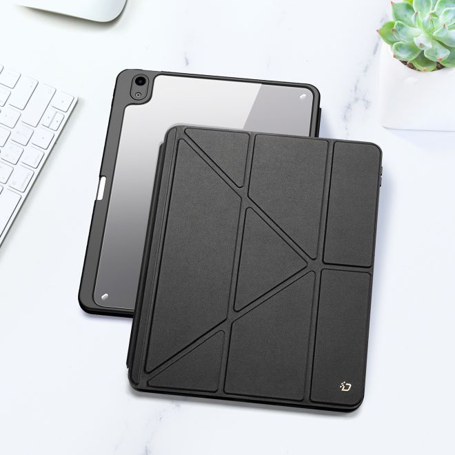 Dux Ducis - iPad Pro 11 (2022 / 2021 / 2020 / 2018) Hülle - Leder Bookcover - Magi Series - schwarz