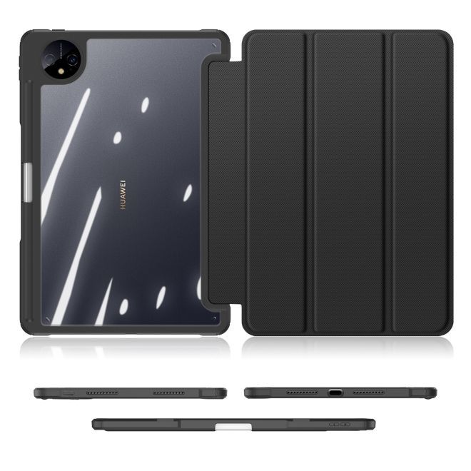 Dux Ducis - Huawei MatePad Pro 11 (2022) Hülle - Leder Bookcover - Toby Series - schwarz