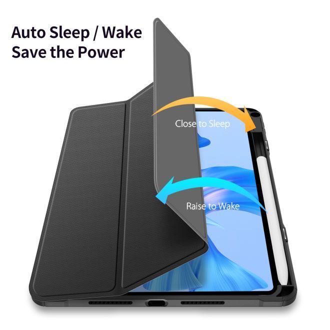 Dux Ducis - Huawei MatePad Pro 11 (2022) Hülle - Leder Bookcover - Toby Series - schwarz