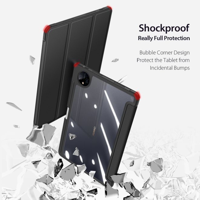 Dux Ducis - Huawei MatePad Pro 11 (2022) Hülle - Leder Bookcover - Toby Series - schwarz