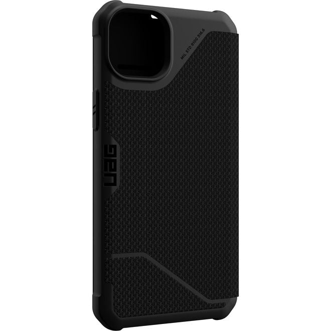 UAG - iPhone 14 Plus Hülle - Robustes Hardcase - Metropolis Series - kevlar schwarz