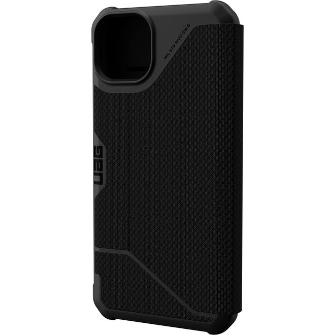 UAG - iPhone 14 Plus Hülle - Robustes Hardcase - Metropolis Series - kevlar schwarz