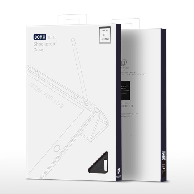 Dux Ducis - iPad 2025 (11. Gen) / iPad 2022 (10. Gen) Hülle - Apple Pencil Schutzfach - Domo Series - schwarz