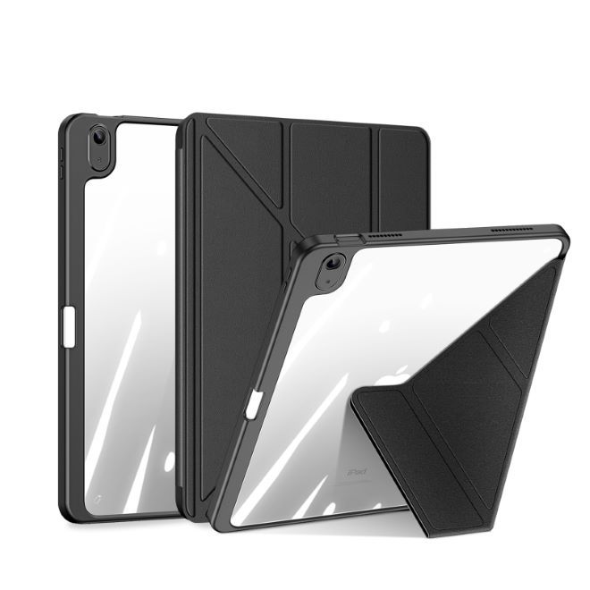 Dux Ducis - iPad 2025 (11. Gen) / iPad 2022 (10. Gen) Hülle - Leder Bookcover - Magi Series - schwarz