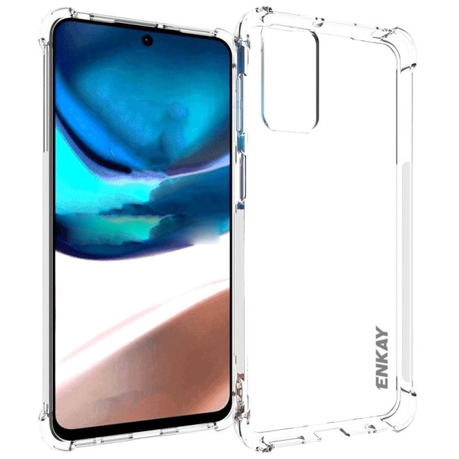 Enkay - Motorola Moto G42 4G Handyhülle - Robustes TPU Softcase - transparent