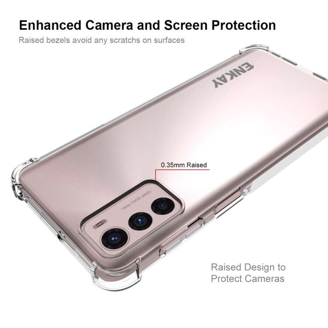 Enkay - Motorola Moto G42 4G Handyhülle - Robustes TPU Softcase - transparent