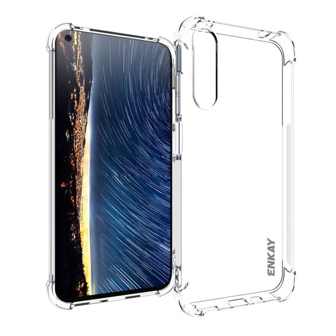 Enkay - HTC Desire 22 Pro 5G Handyhülle - Robustes TPU Softcase - transparent
