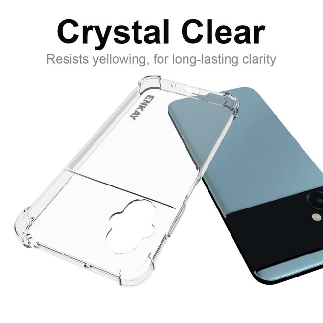 Enkay - Xiaomi Poco M5 4G Handyhülle - Robustes TPU Softcase - transparent