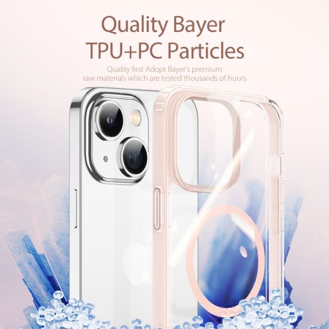 Dux Ducis - iPhone 14 Plus Hülle - Hardcase - MagSafe - Clin2 Series - pink