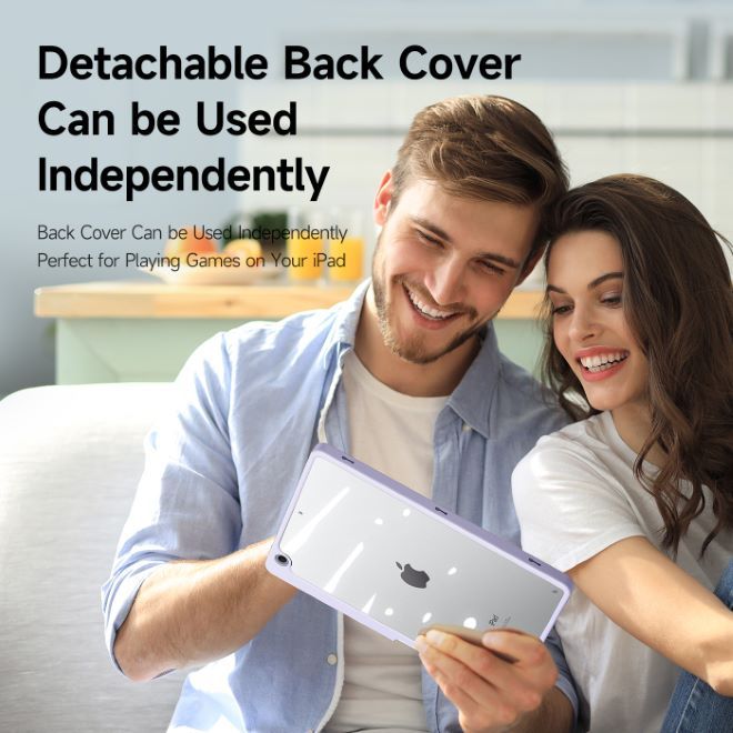 Dux Ducis - iPad 10.2 (2021 / 2020 / 2019) Hülle - Leder Bookcover - Magi Series - purpur
