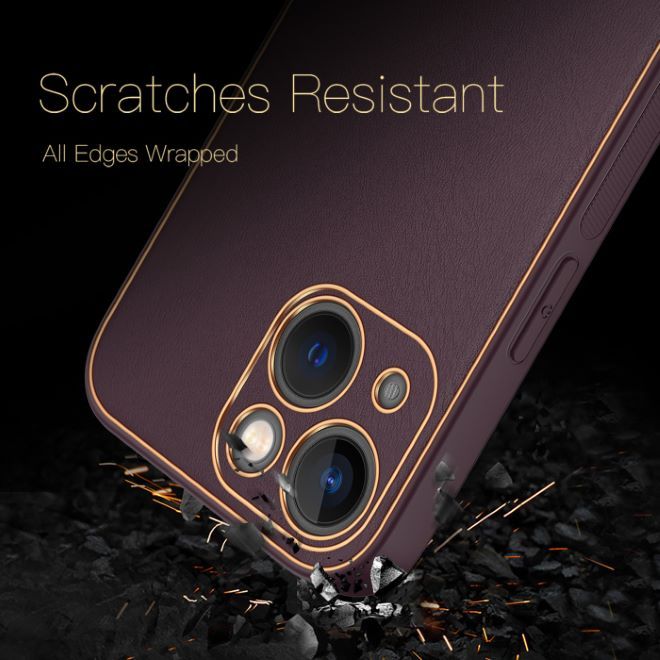 Dux Ducis - iPhone 14 Hülle - Edles Hardcase - Yolo Series - purpur