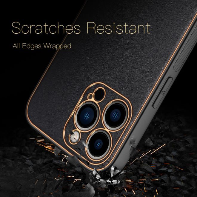 Dux Ducis - iPhone 14 Pro Hülle - Edles Hardcase - Yolo Series - schwarz