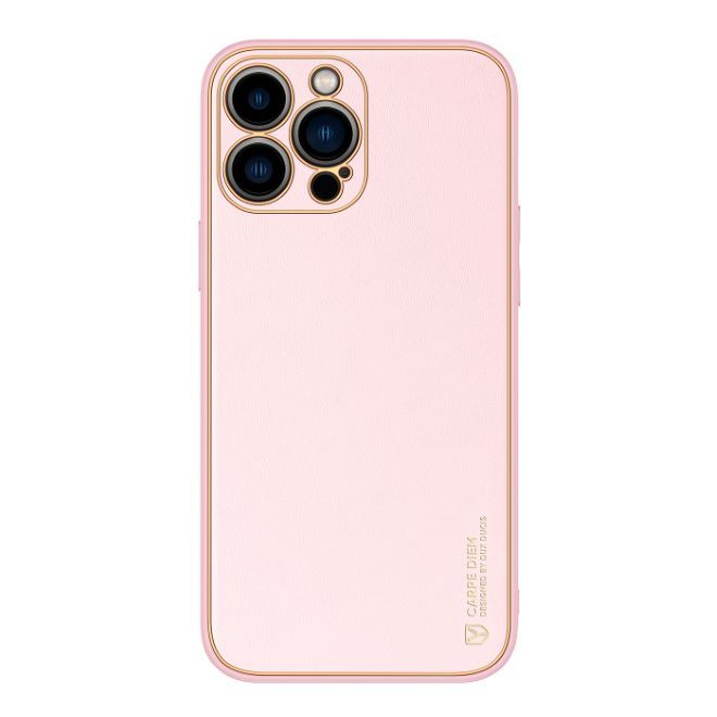 Dux Ducis - iPhone 14 Pro Max Hülle - Edles Hardcase - Yolo Series - pink