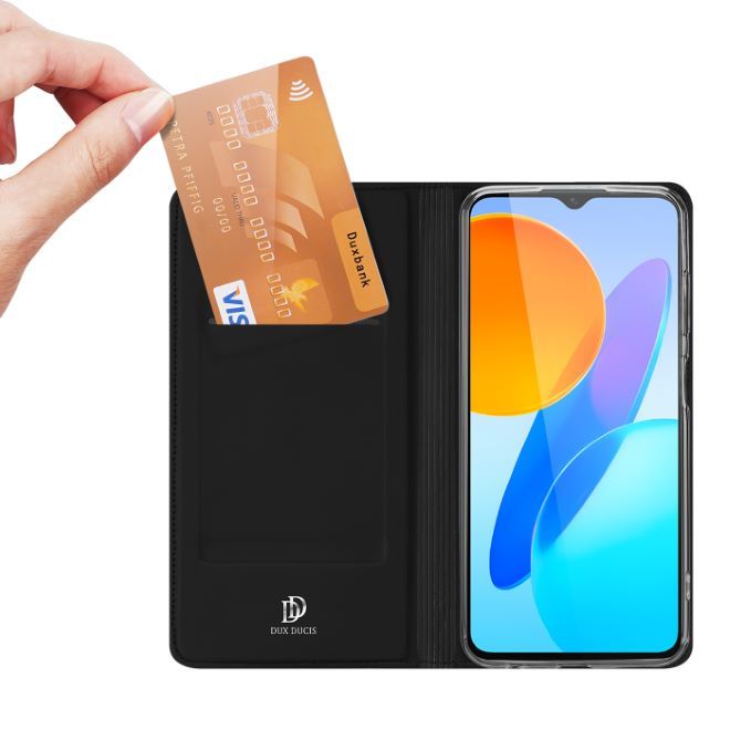 Dux Ducis - Honor X8 5G Hülle  - Handy Bookcover - Skin Pro Series - schwarz