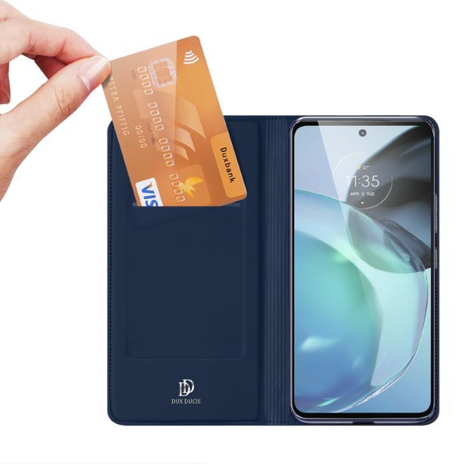 Dux Ducis - Motorola Moto G72 4G Hülle  - Handy Bookcover - Skin Pro Series - blau