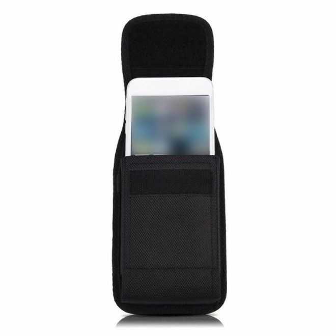 Universelle Outdoor Gürtel Handyhülle ( 5.2 bis 5.5") - mit Gürtelclip - schwarz
