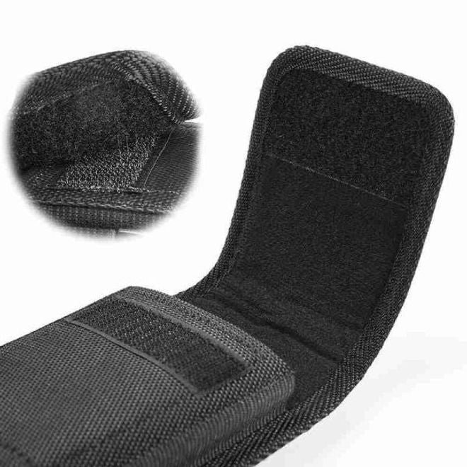 Universelle Outdoor Gürtel Handyhülle ( 5.2 bis 5.5") - mit Gürtelclip - schwarz