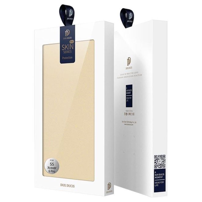 Dux Ducis - Samsung Galaxy Xcover6 Pro Hülle  - Handy Bookcover - Skin Pro Series - gold