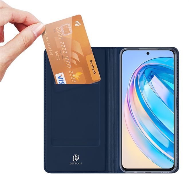 Dux Ducis - Honor X8a Hülle  - Handy Bookcover - Skin Pro Series - blau