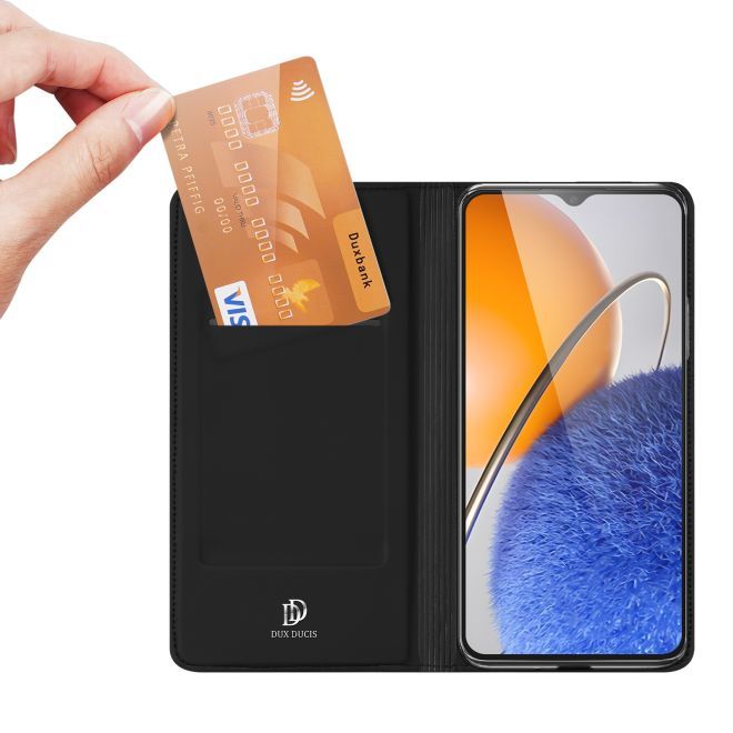 Dux Ducis - Huawei nova Y61 Hülle  - Handy Bookcover - Skin Pro Series - schwarz