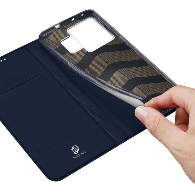 Dux Ducis - Realme GT3 Hülle  - Handy Bookcover - Skin Pro Series - blau