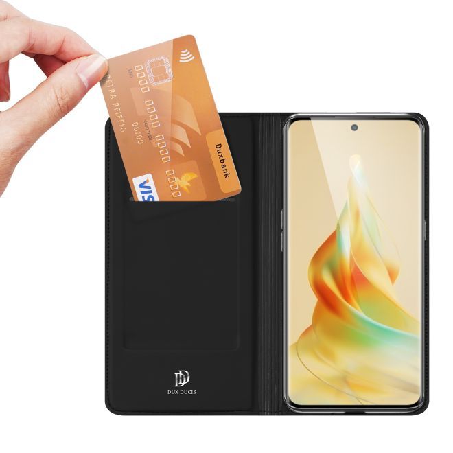Dux Ducis - Oppo A1 Pro / Reno8 T 5G Hülle  - Handy Bookcover - Skin Pro Series - schwarz