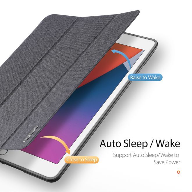 Dux Ducis - iPad 10.2 (2021 / 2020 / 2019) Hülle - Apple Pencil Schutzfach - Domo Series - schwarz
