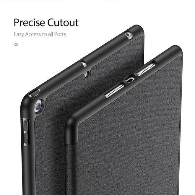 Dux Ducis - iPad 10.2 (2021 / 2020 / 2019) Hülle - Apple Pencil Schutzfach - Domo Series - schwarz