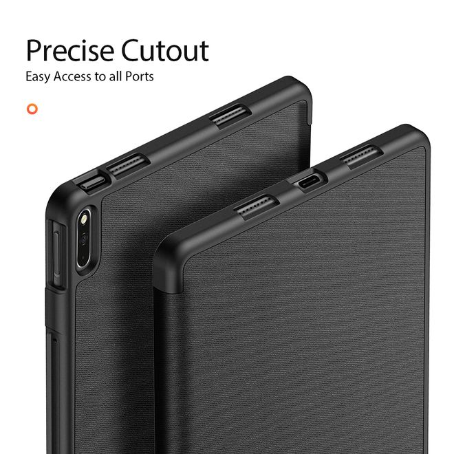 Dux Ducis - Huawei MatePad Pro 11 (2022) Hülle - Leder Smart Flip Case - Domo Series - schwarz