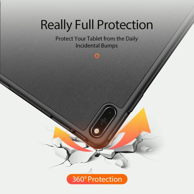 Dux Ducis - Huawei MatePad Pro 11 (2022) Hülle - Leder Smart Flip Case - Domo Series - schwarz