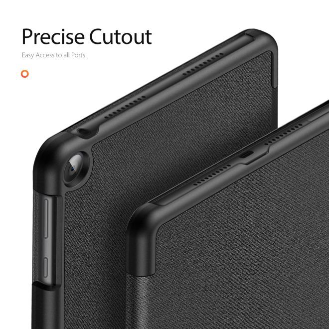 Dux Ducis - Huawei MatePad SE 10.4 (2022) Hülle - Leder Smart Flip Case - Domo Series - schwarz